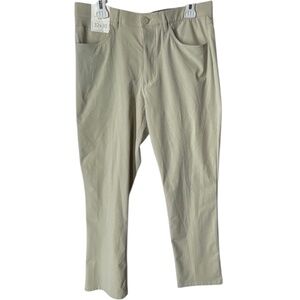 NEW! HART SCHAFFNER MARX Mens Tan Stretch 5-Pocket Chino Pants 32x30